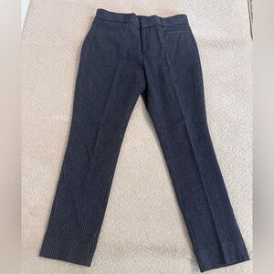 Banana Republic Navy Pinstripe Jackson Fit Trousers